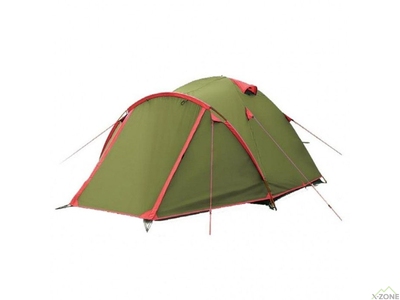 Палатка трехместная Tramp Lite Camp 3 олива (TLT-007) - фото