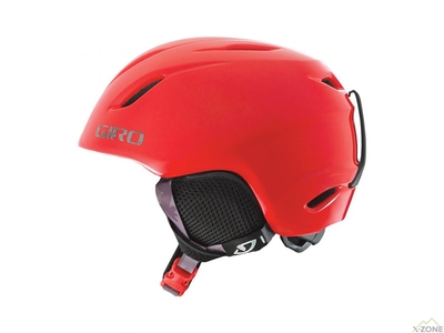 Шлем детский Giro Launch красный glowing cam (7052323) - фото