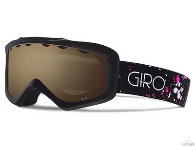 Маска Giro Grade Flash черный Magenta Speckle/Amber Rose (7073233) - фото