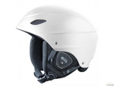 Шлем горнолыжный Demon Phantom Helmet Audio M, White - фото