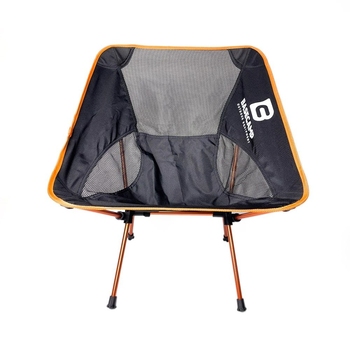 Кемпінгове крісло BaseCamp Compact, 50x58x56 см, Black/Orange (BCP 10306) - фото