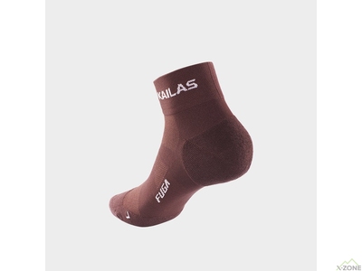 Шкарпетки бігові Kailas Low-cut Trail Running Socks Men's, Brown (KH2402105) - фото