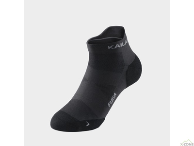 Шкарпетки бігові Kailas Low-cut Trail Running Socks Men's, Black (KH2402104) - фото