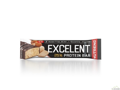 Батончик протеиновый Nutrend Excelent Protein Bar (Марципан + Миндаль) 85 г - фото