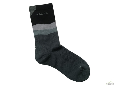 Термоноски Kailas Mid Cut Lightweight Wool Socks Men's, Dark Gray (KH2301103) - фото