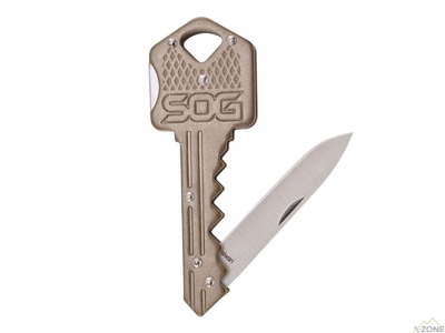 Складной нож SOG Key Knife, Brass (SOG KEY102-CP) - фото