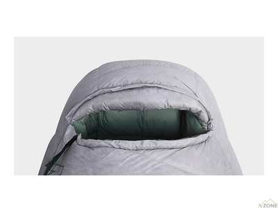 Пуховый спальник Kailas Trek-Light 800 Down Sleeping Bag L, Silver Gray - фото