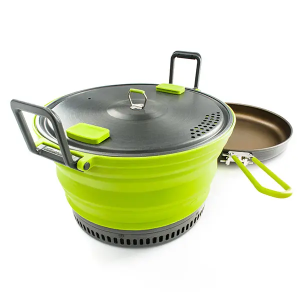 Набір посуду GSI Outdoors Escape 3l Pot + Frypan - фото