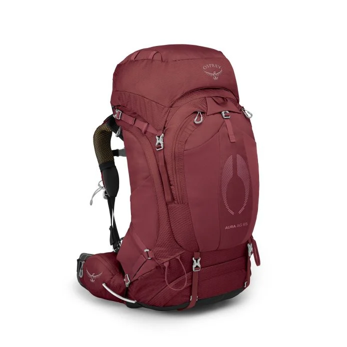 Рюкзак женский Osprey Aura AG 65, Berry Sorbet Red - фото