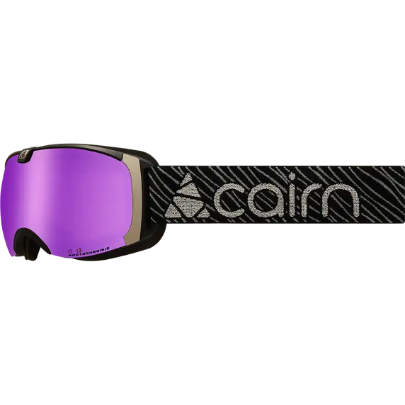 Маска горнолыжная Cairn Pearl Evolight NXT 1.3, Mat Black/Purple - фото