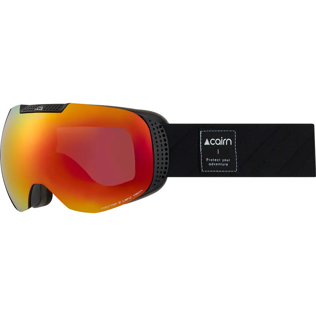 Маска горнолыжная Cairn Ultimate SPX3, Mat Black Orange - фото