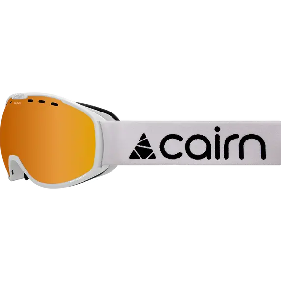 Маска гірськолижна Cairn Blaze Photochromic, Shiny White - фото