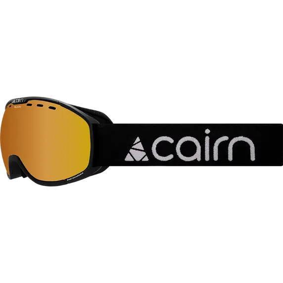 Маска гірськолижна Cairn Blaze Photochromic, Mat Black - фото