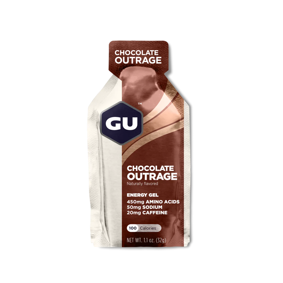 Гель енергетичний GU Original Energy Gel +Caffeine 32 g, Chocolate Outrage - фото