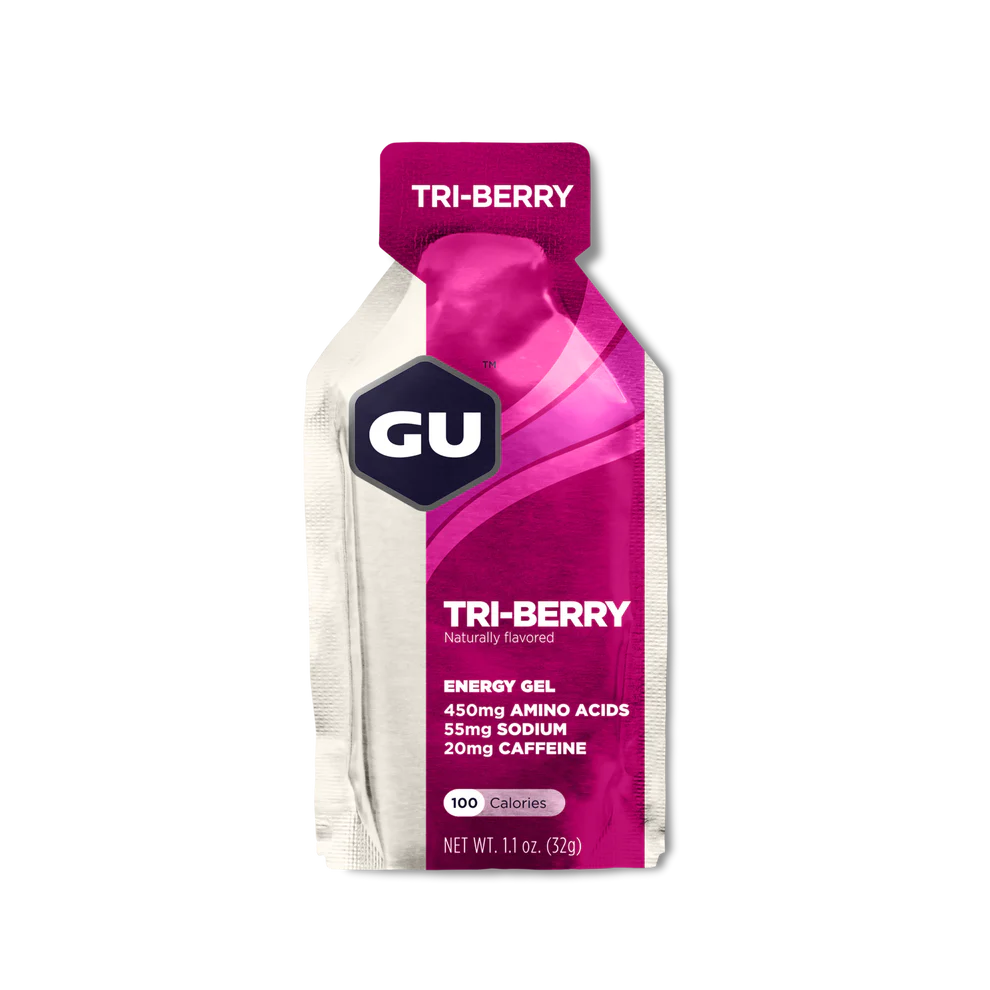 Гель енергетичний GU Original Energy Gel +Caffeine 32 g, Tri-Berry - фото