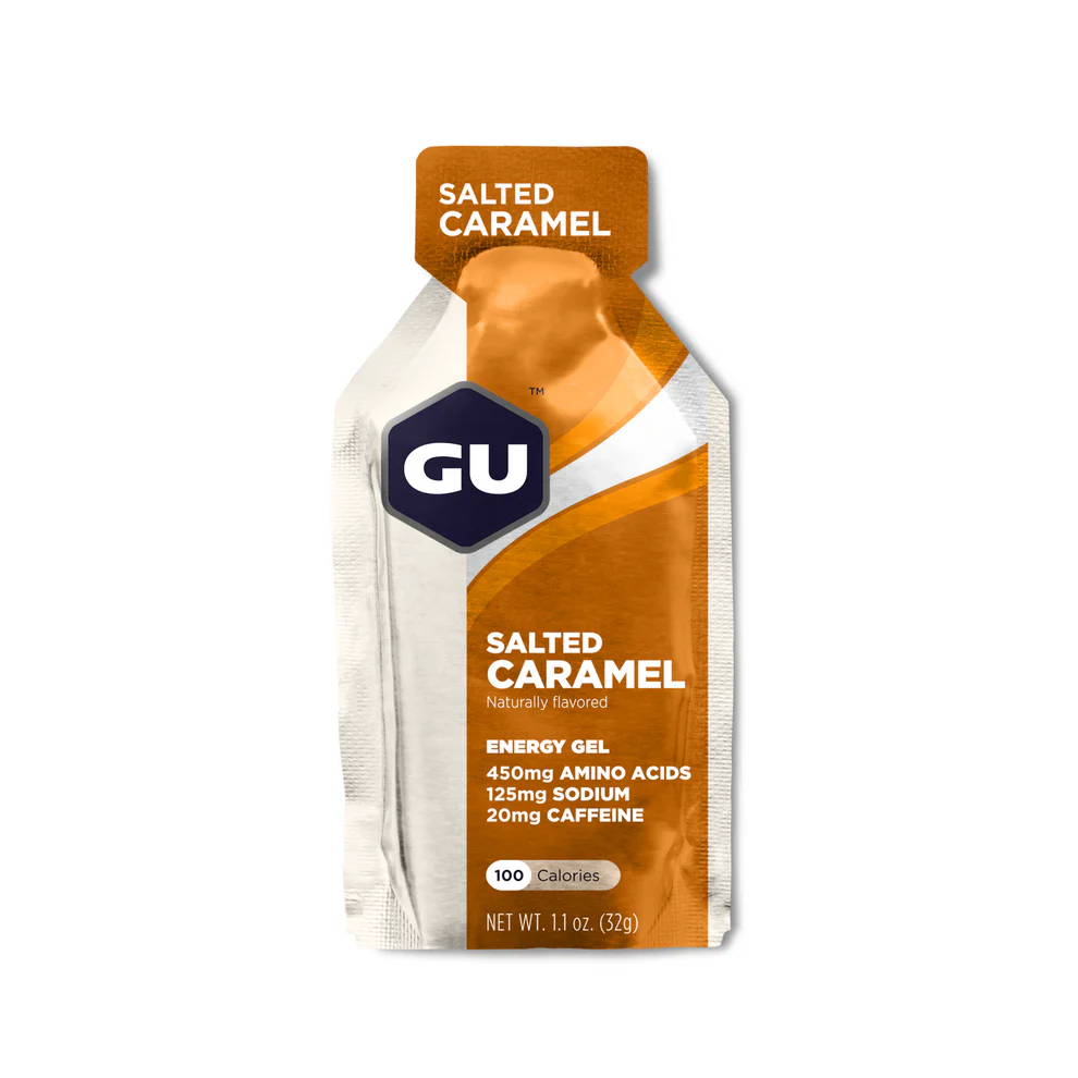 Гель энергетический GU Original Energy Gel +Caffeine 32 g, Salted Caramel - фото