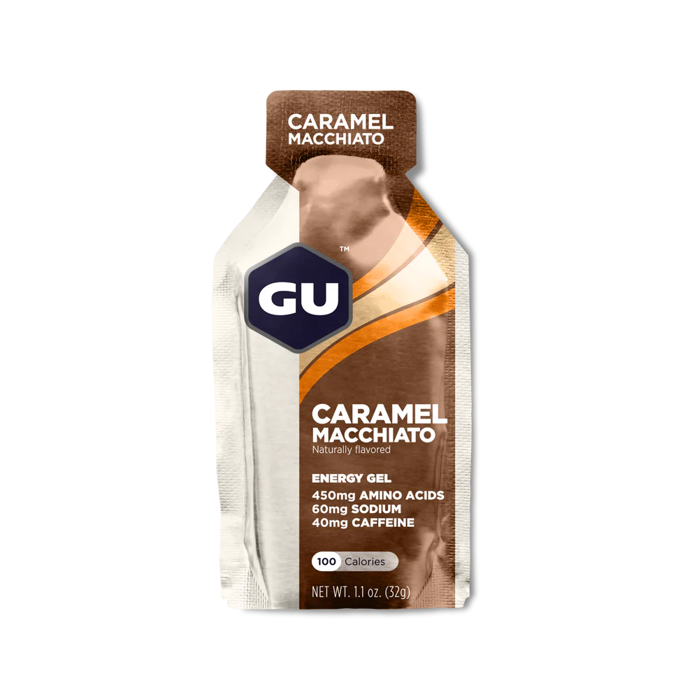 Гель энергетический GU Original Energy Gel +Caffeine 32 g, Caramel Macchiato - фото