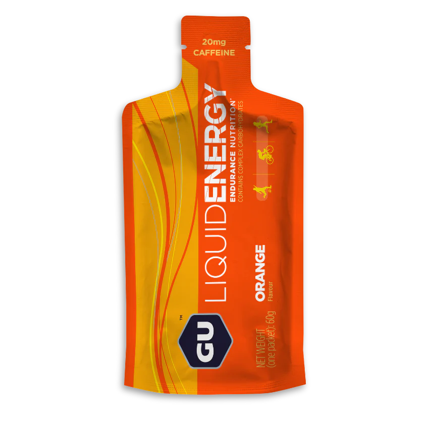 Гель ізотонічний GU Liquid Energy Gel +Caffeine 60 g, Orange - фото