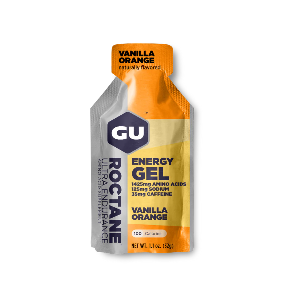 Гель энергетический GU Roctane Ultra Endurance +Caffeine 32 g, Vanilla Orange - фото