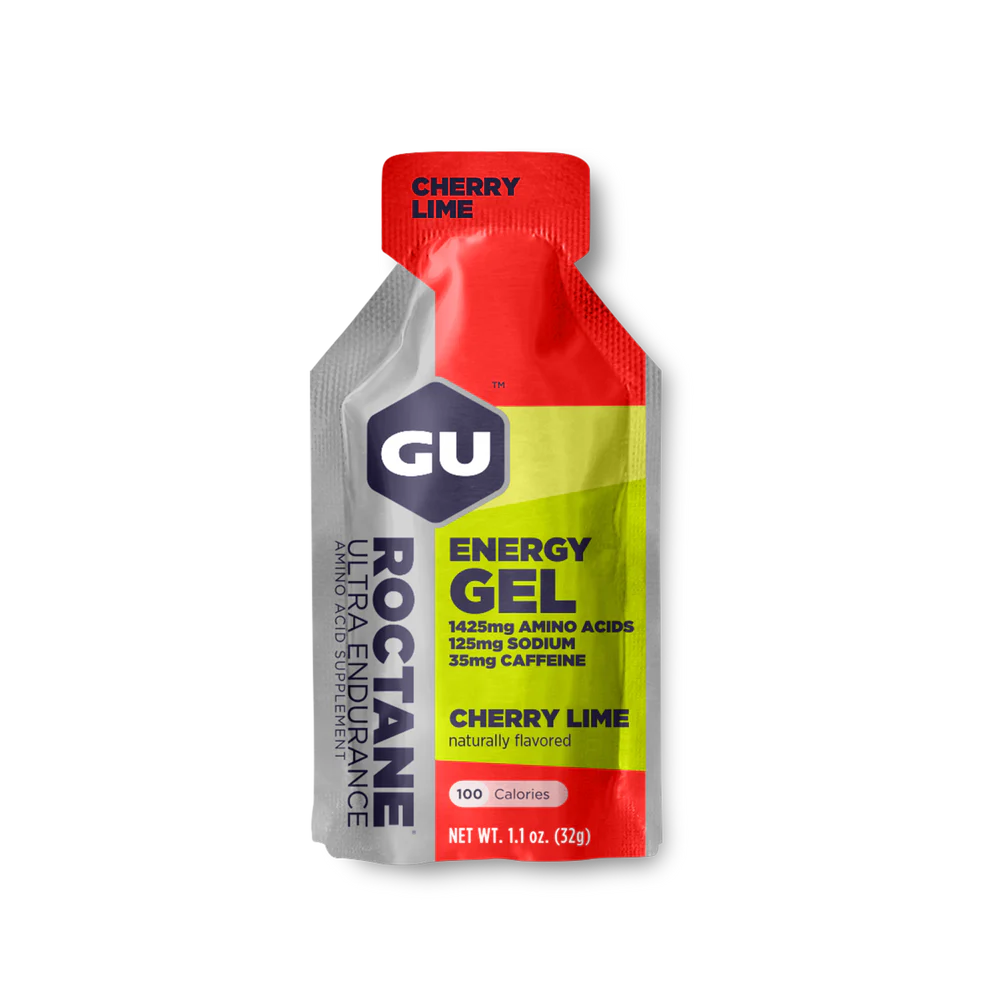 Гель энергетический GU Roctane Ultra Endurance +Caffeine 32 g, Cherry Lime - фото