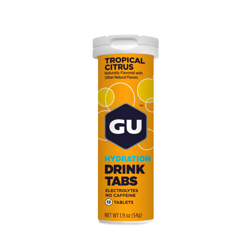 Изотоник таблетированный GU Hydration Drink Tabs 12x4,5 g, Tropical Citrus - фото