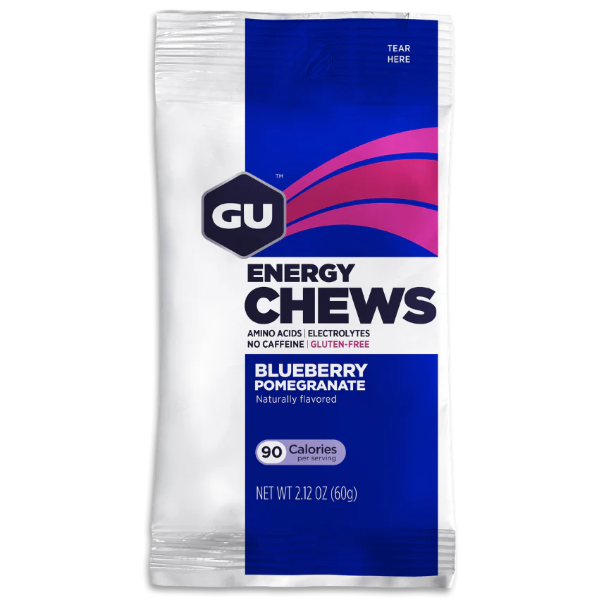 Энергетические желейки GU Energy Chews 60 g, Blueberry Pomegranate - фото